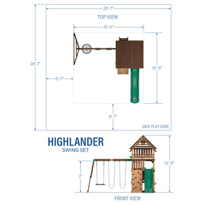 Highlander Swing Set