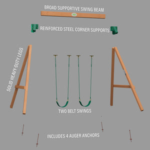 Heavy-Duty Durango Swing Set